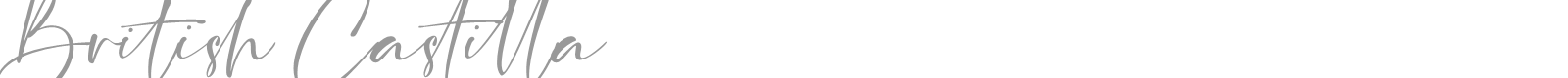 British Castilla font preview